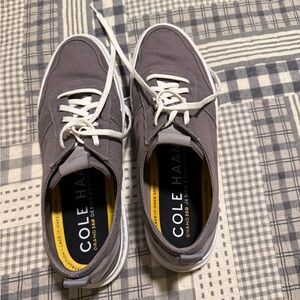 Cole Haan Men's Charcoal Canvas Sneakers